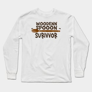 wooden spoon survivor Long Sleeve T-Shirt